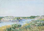 Childe Hassam The Little Pond Appledore oil